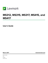 Lexmark MS415 User manual