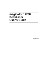 Minolta Magicolor 2200 User manual