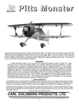 Carl Goldberg Products Pitts P-12 Monster 1.20 ARF Owner's manual