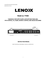 Lenoxx TT650 User manual