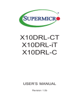 Supermicro X10DRL-CT User manual