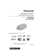 Panasonic HC-W570M Owner's manual