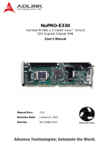 ADLINK Technology NuPRO-E330 User manual