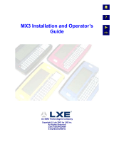 LXE MX3 Installation And Operator's Manual