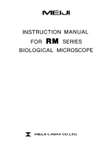 Meiji Techno RM Owner's manual