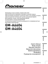 Pioneer GM-A4604 User manual
