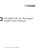 Interlogix Gigabit Network Switches (NS3500-24T-4C) User manual