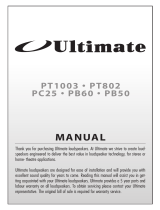 Ultimate Power PT802 Black User manual