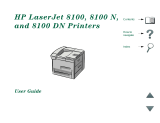 HP (Hewlett-Packard) LaserJet 8100 Multifunction Printer series User manual