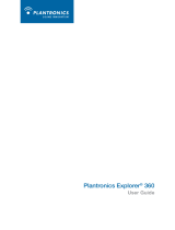 Plantronics Explorer 360 User manual