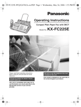 Panasonic KXFC225E Owner's manual