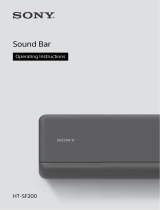 Sony HT-SF200 Owner's manual