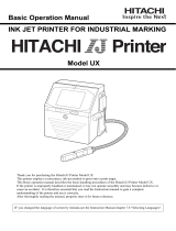Hitachi UX Basic Operation Manual