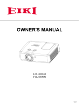 Eiki EK-307W User manual