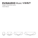 Dynaudio Music 3 Owner's manual