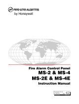 Fire-Lite MS-2E User manual