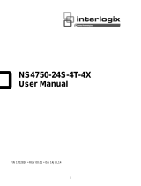 Interlogix Enterprise-class Gigabit L3 Network Switches (NS4750-24S-4T-4X) User manual