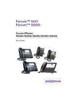 Proximus 5025 User manual