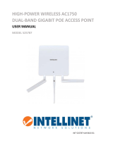 Intellinet High-Power Wireless AC1750 Dual-Band Gigabit PoE Access Point User manual