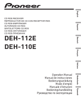 Pioneer DEH-112E User manual