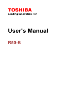 Toshiba Satellite Pro R50-B User manual