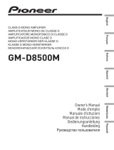 Pioneer GM-D8500M User manual
