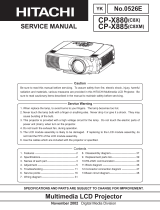 Hitachi C8XM User manual