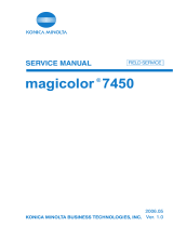 Konica Minolta Magicolor 7450 User manual