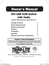 Tripp Lite B004-DUA4-K-R KVM Switch Owner's manual