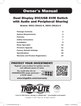 Tripp Lite B004-2DUA2-K and B004-2DUA4-K KVM Switches Owner's manual