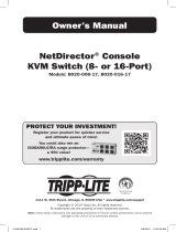 Tripp Lite B020-008-17, B020-016-17 & B022-016 KVMs Owner's manual