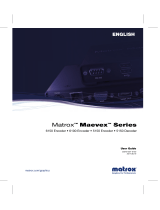 Matrox 6150 Encoder User manual