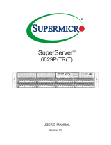 Supermicro SuperServer 6029P-TRT User manual