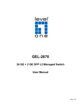 LevelOne GEL-2670 User manual