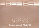 Porsche 928 S 1984 Owner's manual