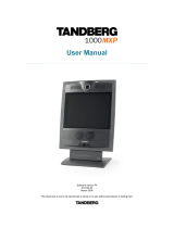 TANDBERG 100MXP User manual
