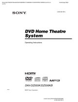 Sony DAV-DZ556KB Operating instructions