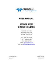 Teledyne API 465M User manual