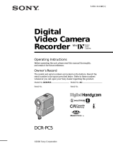 Sony DCR-PC5 User manual