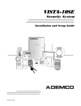 ADEMCO Security System VISTA-10SE User manual