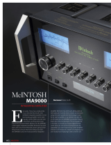 McIntosh MA9000 Owner's manual