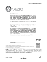 Vizio VO370M - 37" LCD TV User manual