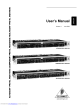 Behringer AUTOCOM PRO-XL User manual
