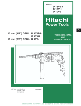 Hitachi D 10VJ Technical Data And Service Manual
