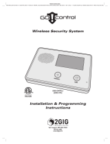 2gig Technologies Go!Control 2GIG-CP2 Installation & Programming Instructions