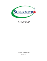 Supermicro X11DPU-Z+ User manual