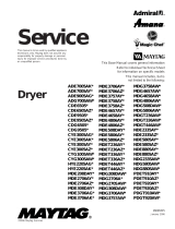 Maytag MDGT336AW Series User manual