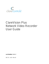 Clare Controls CVP-M321650-08 User manual