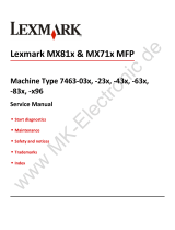 Lexmark MX71X User manual