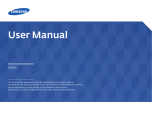 Samsung QM85D User manual